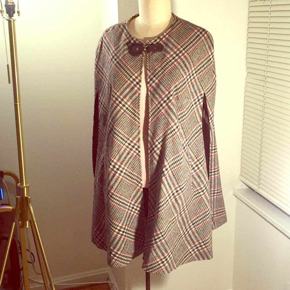 Tartan autumn cape
